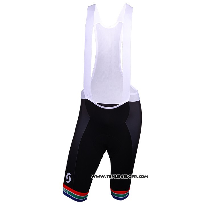 2018 Maillot Ciclismo Mitchelton Scott Champion Afrique Du Sud Manches Courtes et Cuissard